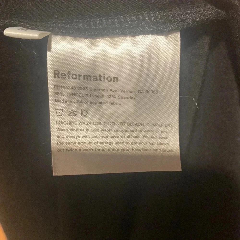 REFORMATION Rylan maxi skirt with slit